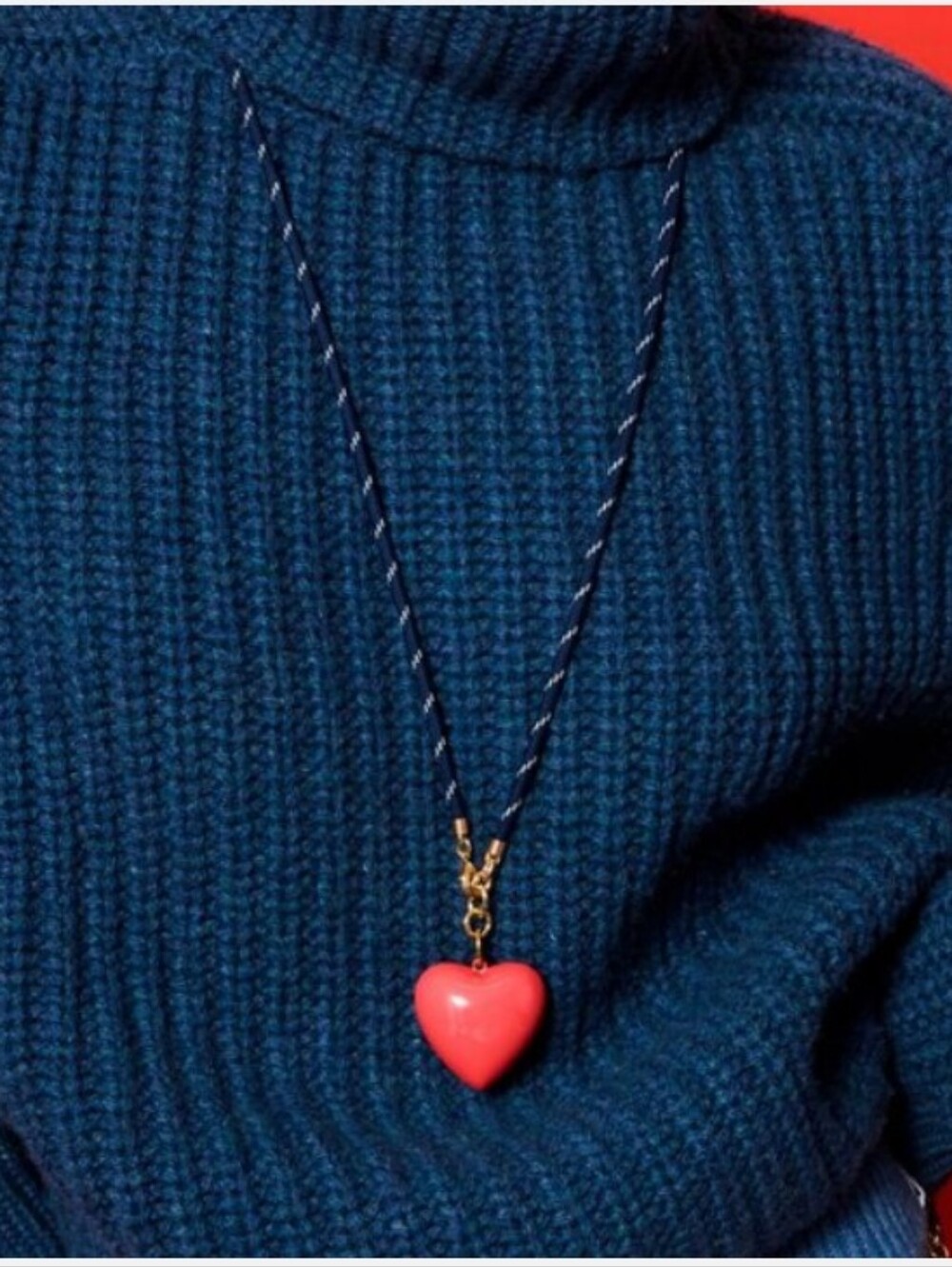 Roxanne Assoulin The Long Happy Cord Charm Necklace